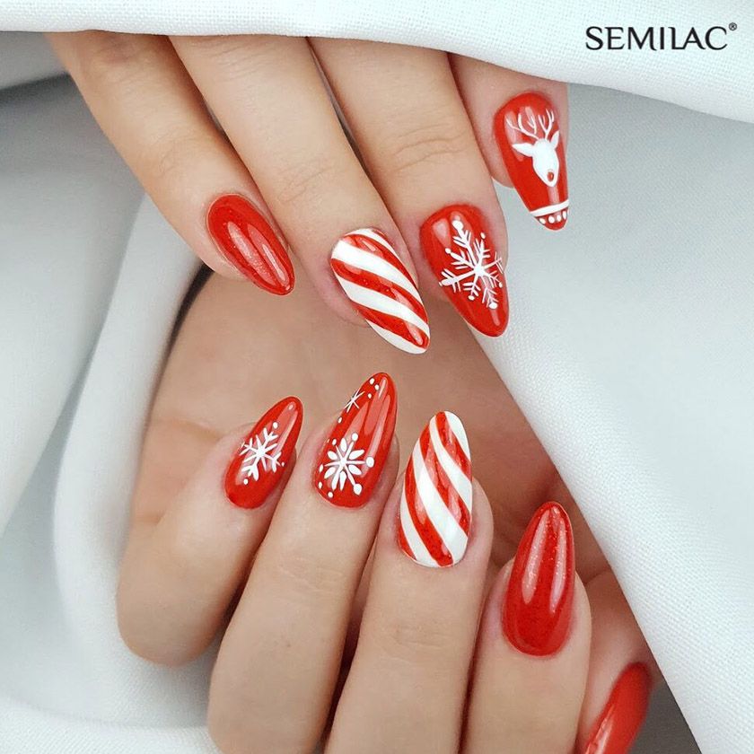 Nail decoration for christmas